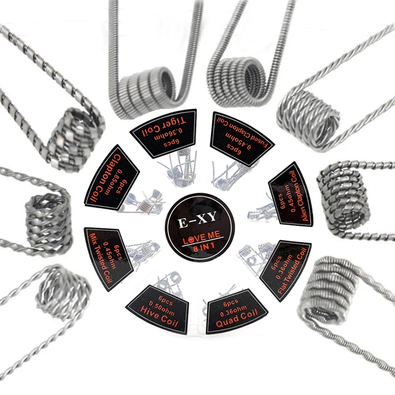 Clapton Wire Pre Built - Vmiss 8-in-1 vorgefertigter Coil Clapton Hive