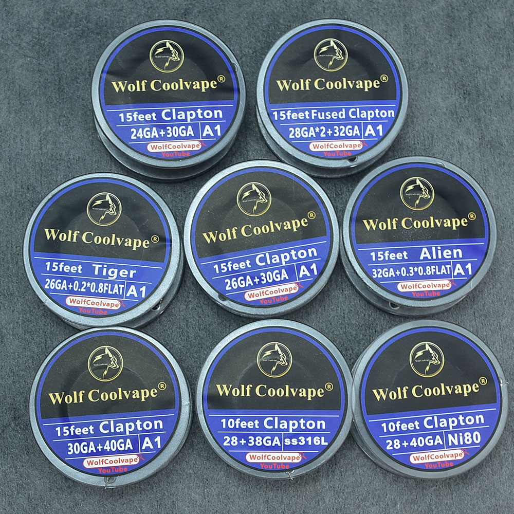 Clapton Wire Pre Built - Alien Verschmolzen Clapton Draht Tiger spulen