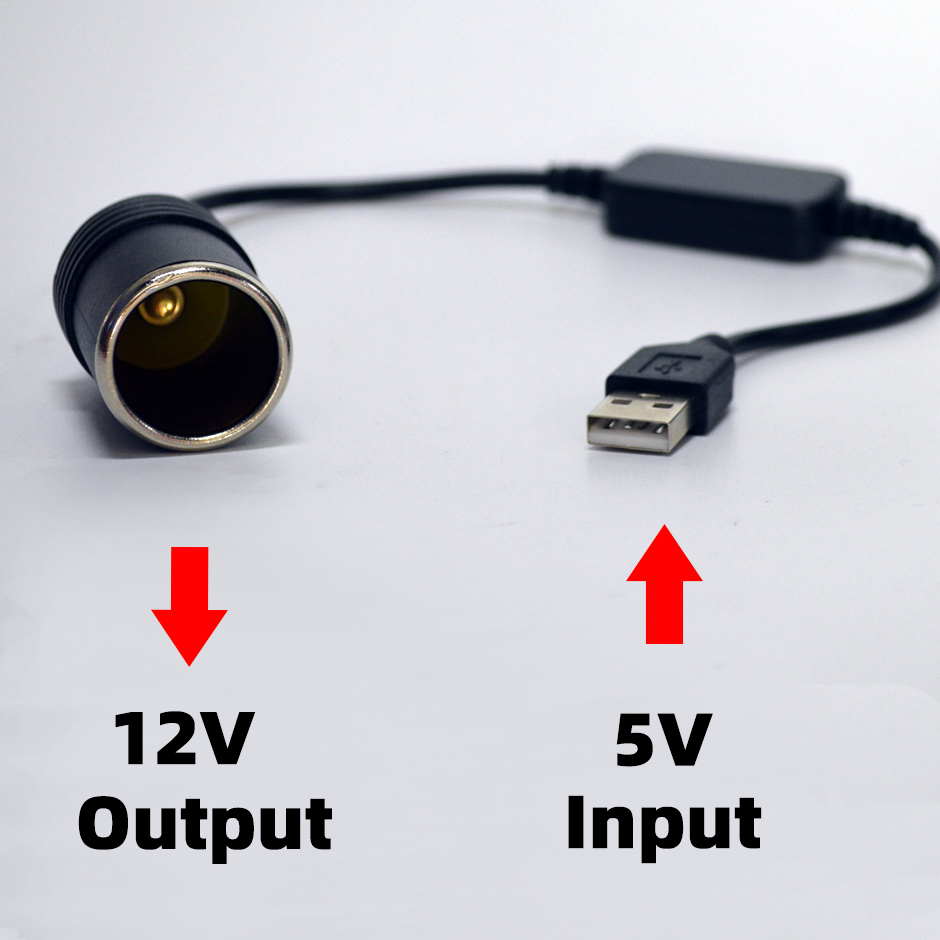 Vape Accessory - 5V zu 12V Konverter-Kabelverlängerung USB- oder