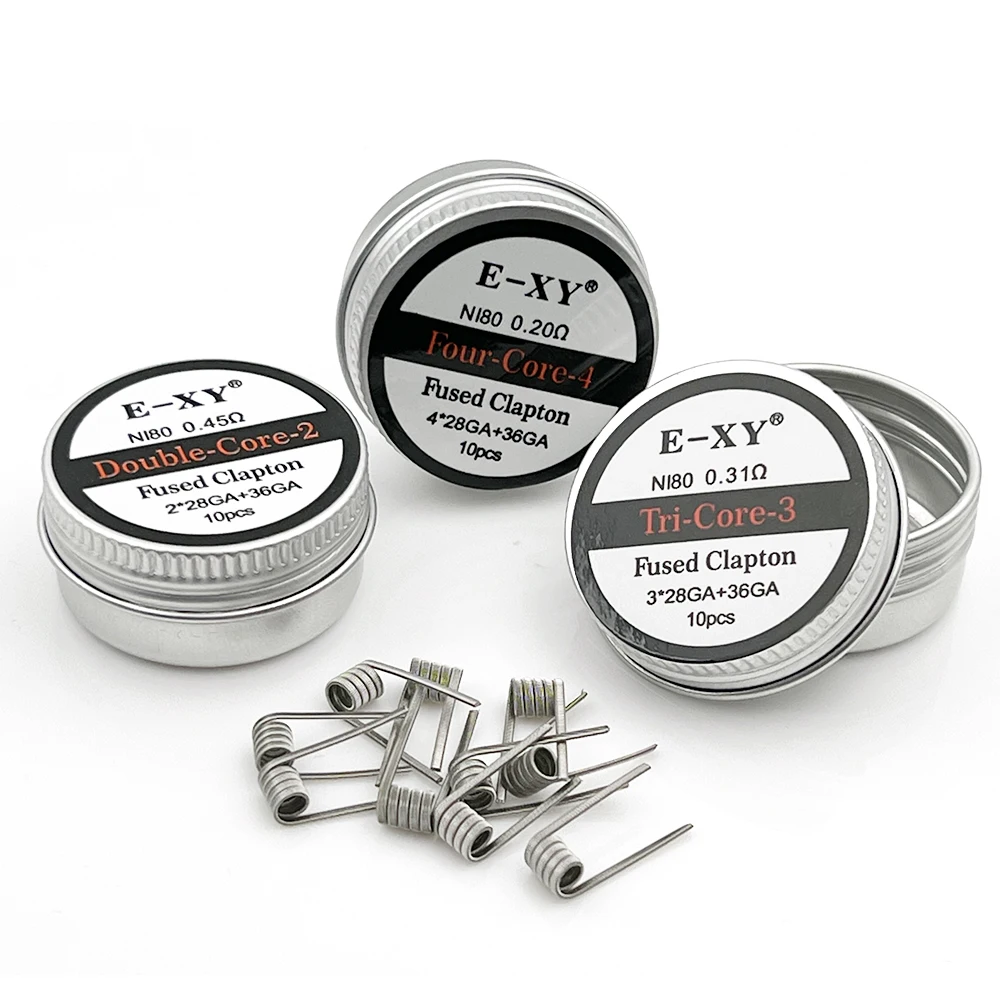 Vape Accessory - 10 teile/schachtel Ni80 Vorgefertigte Spule 28GA
