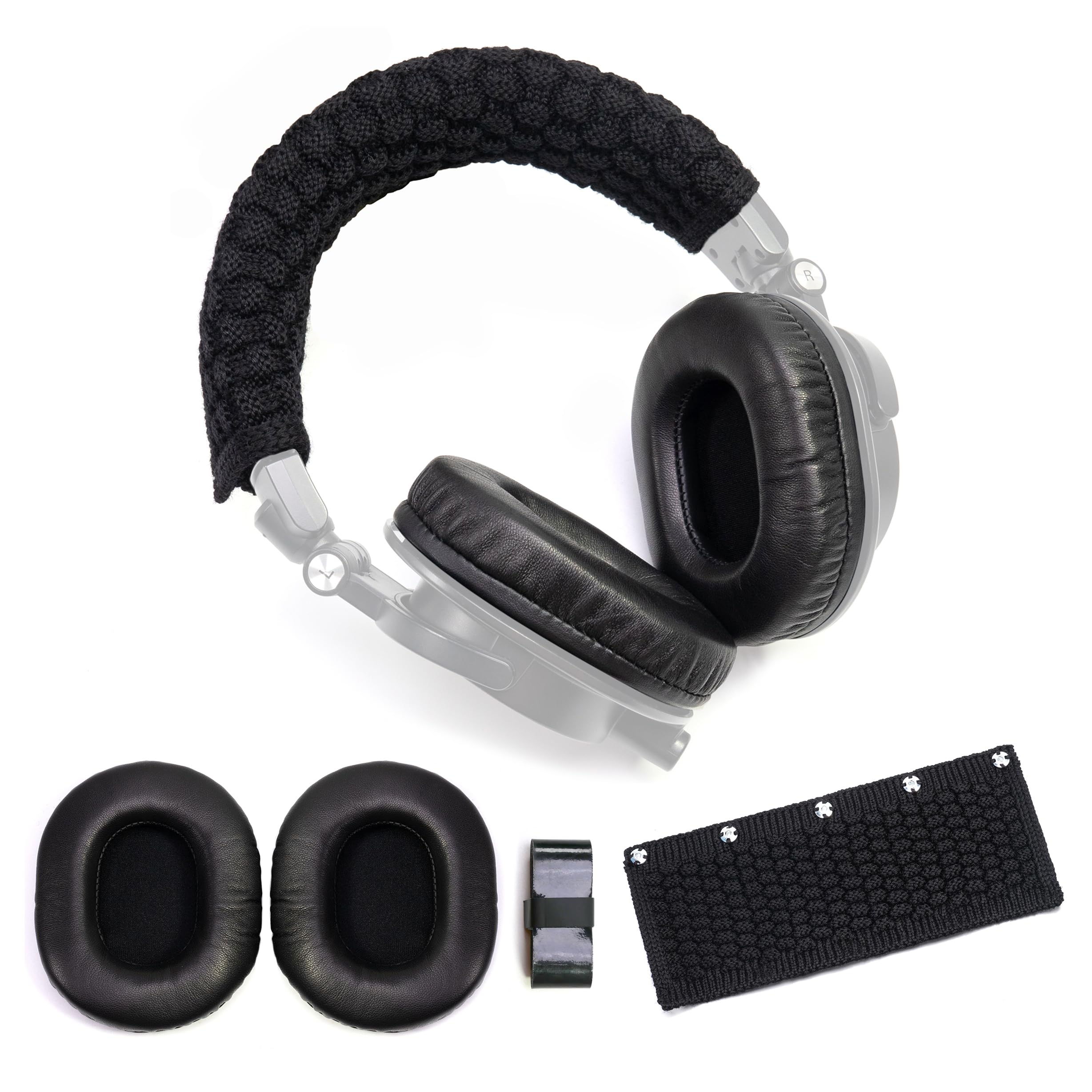 Audio Technica Headphone Ath-M20X - Lammfell Ohr polster Wolle Stirnband Kissen