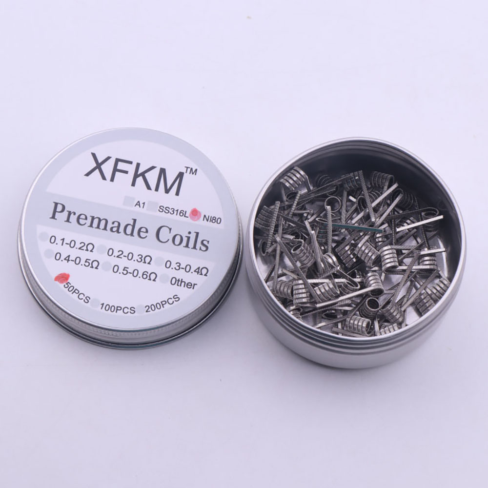 Clapton Wire Pre Built - NI80 50/100 vorgefertigter Innendurchmesser 3 mm,