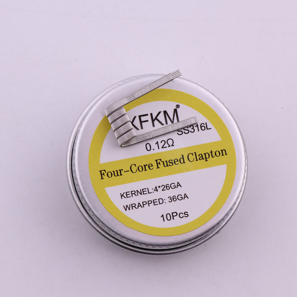 Clapton Wire Pre Built - 10 teile/schachtel 3mm Spiral-ID vorgefertigte geschmolzene