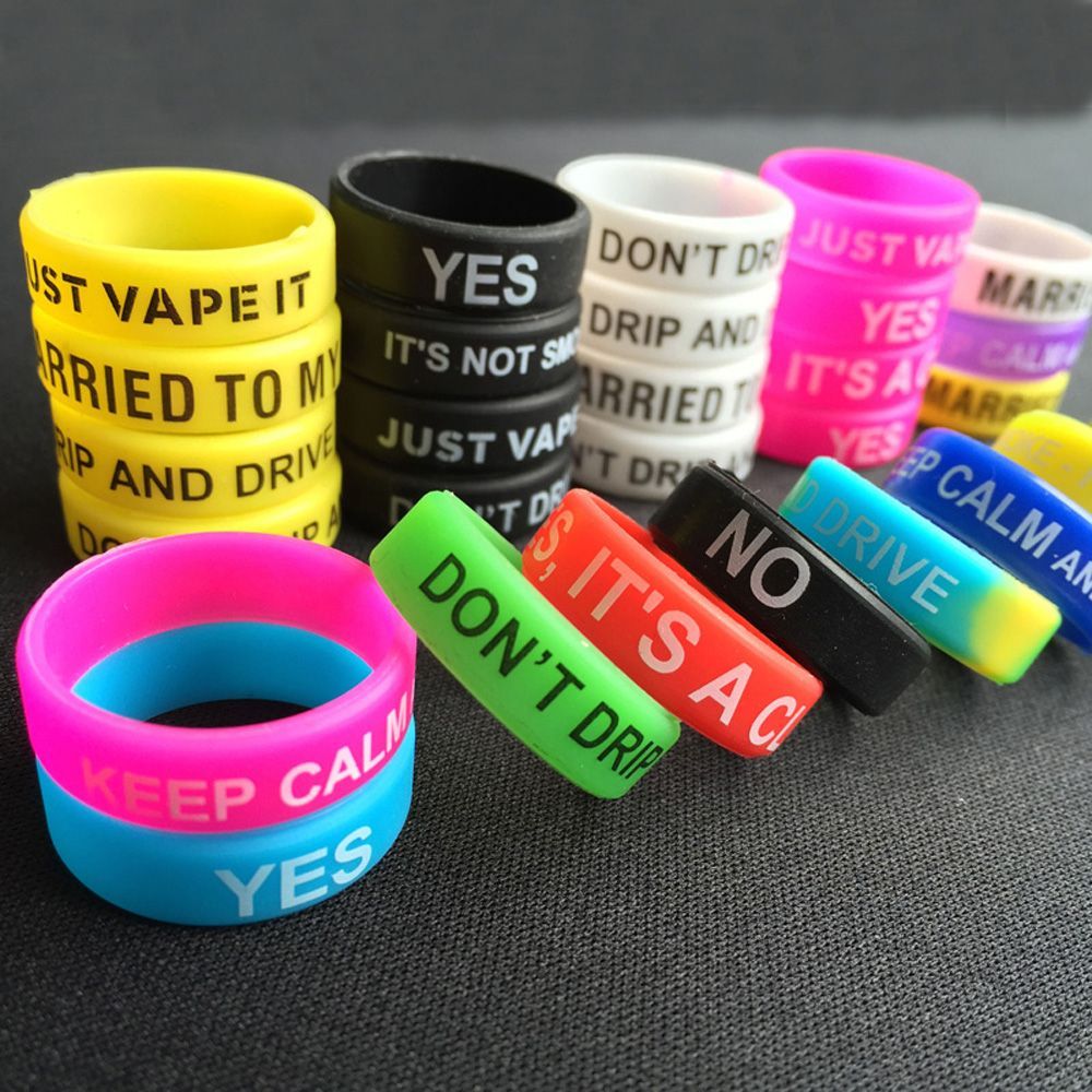 Vape Band Silicone - Hot Vapor Vape Mod Gummi-Silikon-Anti-Rutsch-Ringband für