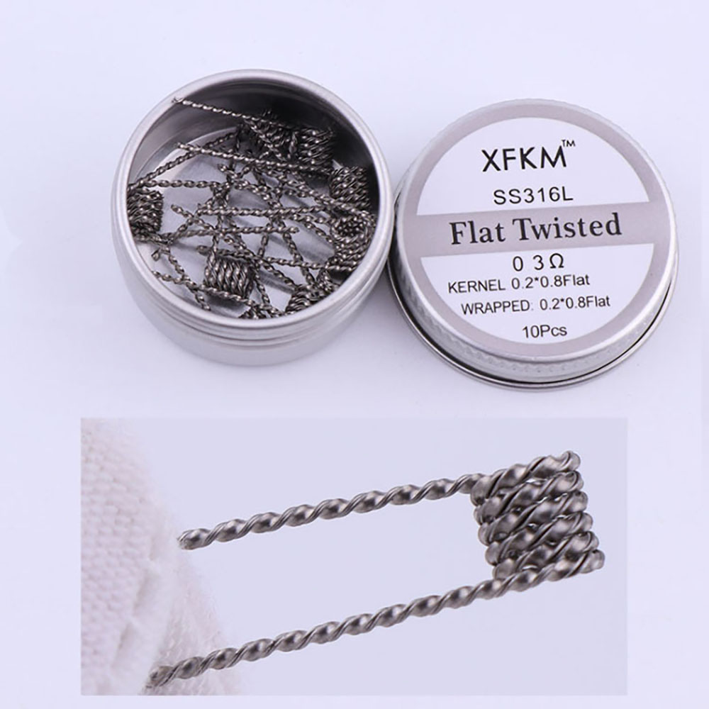 Ss316l 10 teile/schachtel vorg – Clapton Wire Pre Built Bewertung und Preis