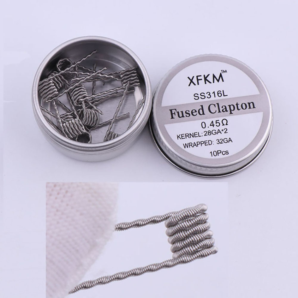 Ss316l 10 teile/schachtel vorg – Clapton Wire Pre Built Bewertung und Preis