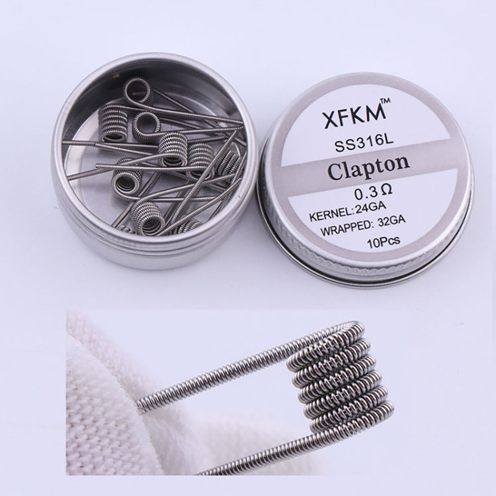 Ss316l 10 teile/schachtel vorg – Clapton Wire Pre Built Bewertung und Preis