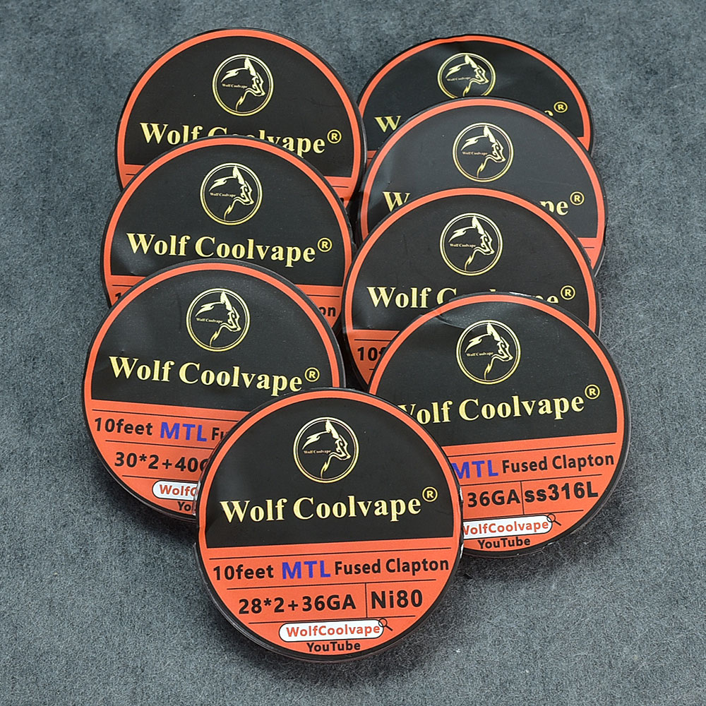 10 Fuß NI80/A1/SS316L MTL Fuse – Clapton Wire Pre Built Bewertung und Preis