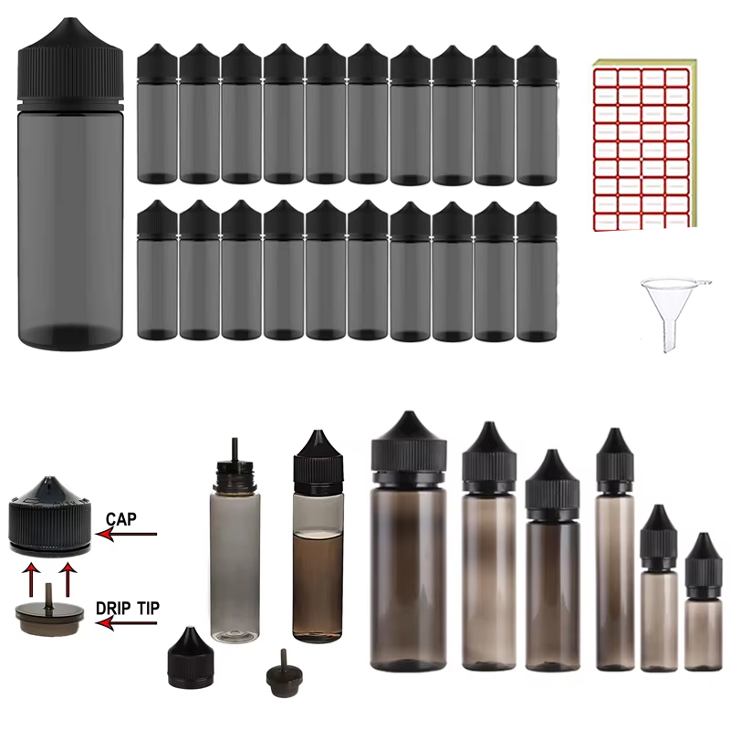 20 Stück 30–120 ml leere PET-F – Juice Bottle Dropper Bewertung und Preis