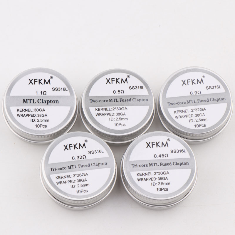 NEUE XFKM 10 Teile/schachtel N – Clapton Wire Pre Built Bewertung und Preis