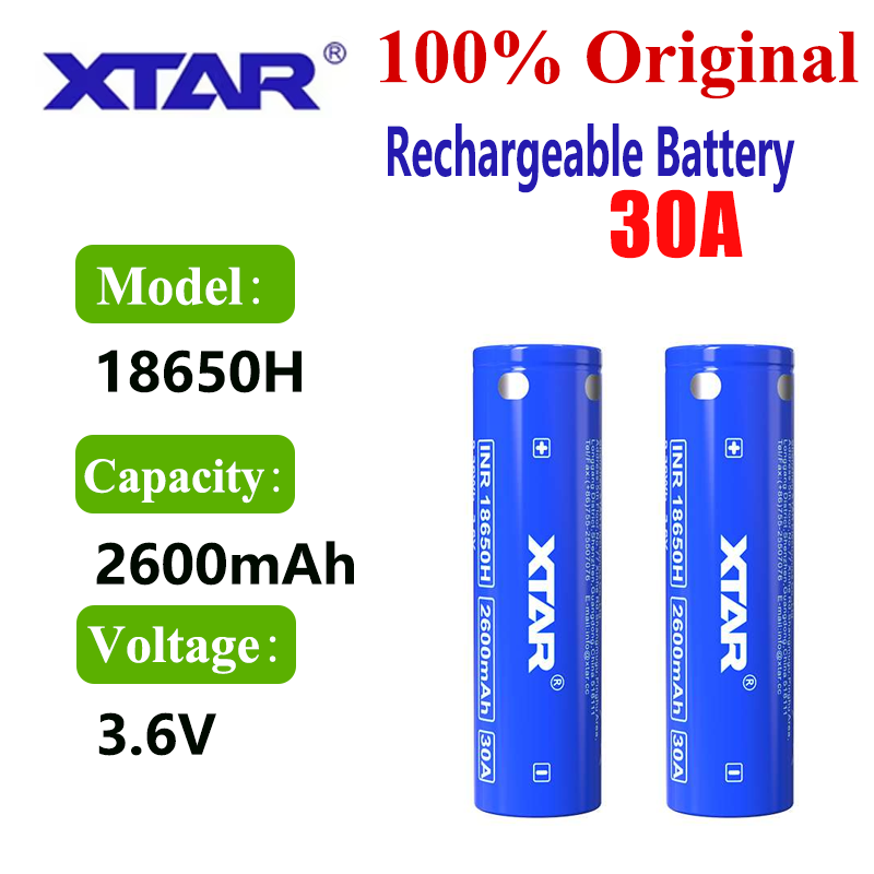 Original XTAR 18650 2600mAh Ak – Vape Battery 18650 Bewertung und Preis