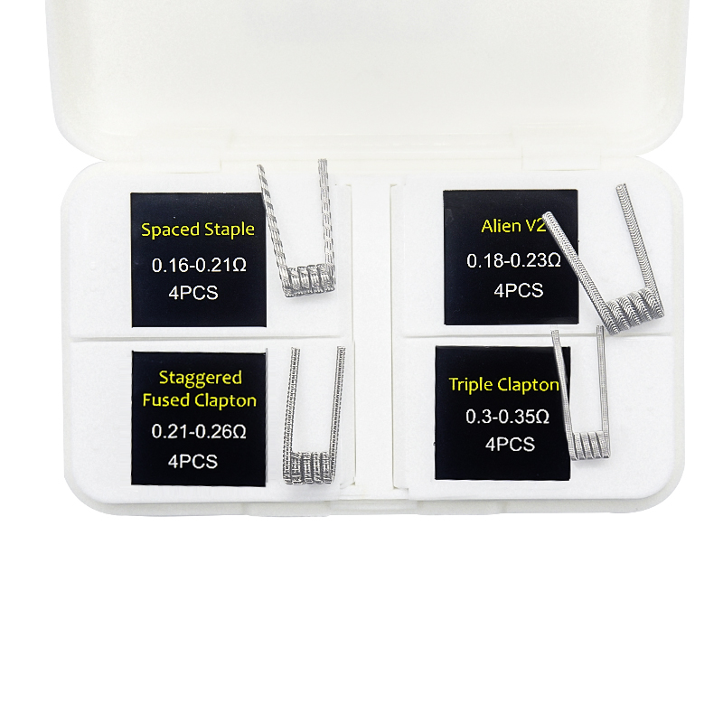 16 Stück NI80 Fused Clapton Vo – Clapton Wire Pre Built Bewertung und Preis