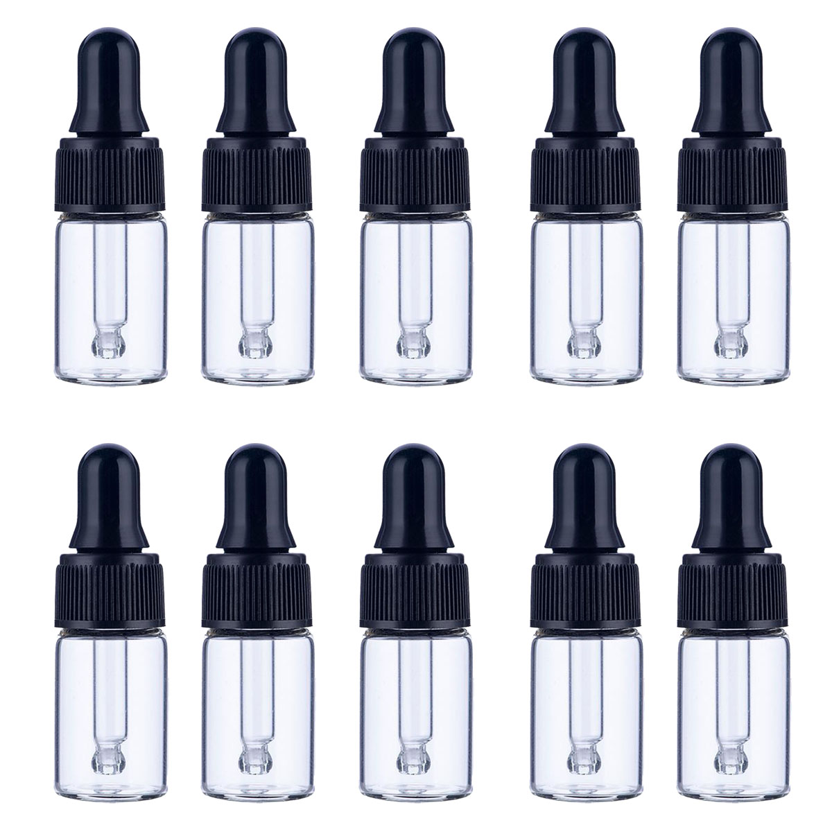 30x 50x 100x 1/2/3/5 ML Klargl – Juice Bottle Dropper Bewertung und Preis